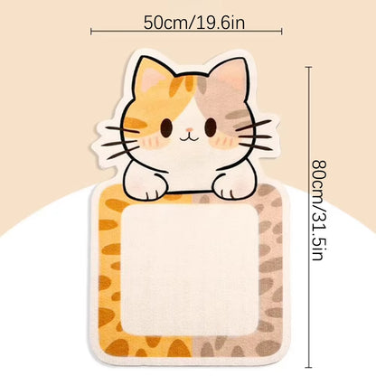 Transform Your Home with Our Self-Adhesive Wall Mounted Cat Scratching Mats - Stylish Cat Shape Felt Scratch Pads for Furniture Protection and Fun!